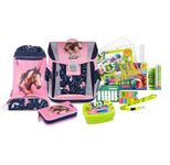 JOLLY Schulranzen-Set Classic Best Friends Forever 31,0 x 17,0 x 37,0 cm rosa/blau 22,0 l