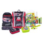 JOLLY Schulranzen-Set Classic Formula 31,0 x 17,0 x 37,0 cm schwarz/rot 22,0 l