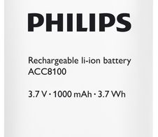 PHILIPS Akku für Diktiergeräte ACC8100 Li-Ion 1.000 mAh