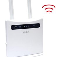 STRONG 4G LTE Router für Mobilfunknetz 300 Mbits, weiß