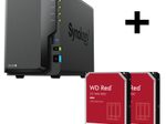 Synology DiskStation DS224+ 2 Einschübe NAS-Server Leergehäuse + 24TB WD RED Plus