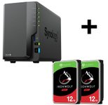 Synology DiskStation DS224+ 2 Einschübe NAS-Server Leergehäuse + 24TB Seagate IronWolf®