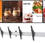 Samsung Menuboard 3x QM55C Smart Signage Display 139 cm 55 Zoll + Neomounts NMPRO-WMB3 dreifach Wandhalterung