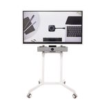 All-in-One Videokonferenzlösung Samsung Flip Pro WM55B, Neomounts NS-M1250, Barco Clickshare Bar Pro & Halterung