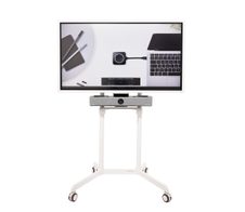 All-in-One Videokonferenzlösung Samsung Flip Pro WM55B, Neomounts NS-M1250, Barco Clickshare Bar Pro & Halterung