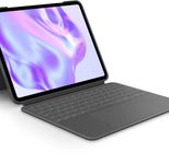 Logitech Combo Touch Tastatur und Foliohülle mit Trackpad grafit