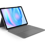 Logitech Combo Touch Tastatur und Foliohülle mit Trackpad oxford grey