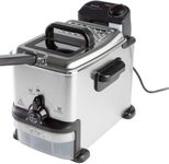 Tefal Oleoclean Compact Fritteuse, 2L, silber/schwarz