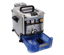Tefal Oleoclean Fritteuse, 3,5L, silber/schwarz/blau