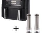 Ninja Doppel-Heißluftfritteuse AF300EU + Russell Hobbs Salz und Pfeffer Mühle elektrisch