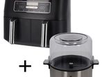 Ninja Doppel-Heißluftfritteuse AF300EU + WMF 415470011 Popcornmaschine