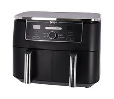 Ninja Doppel-Heißluftfritteuse AF400EU, schwarz