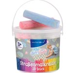 Paperzone Straßenmalkreide Mehrfarbig