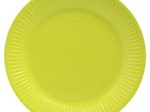 PROnappe Pappteller, kiwigrün 23 cm