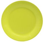 PROnappe Pappteller, kiwigrün 23 cm
