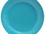 PROnappe Pappteller, türkis 23 cm