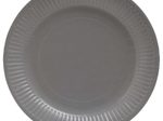 PROnappe Pappteller, grau 23 cm