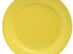 PROnappe Pappteller, gelb 23 cm