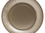 PROnappe Pappteller, gold 23 cm