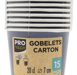 PROnappe Einweg-Kaffeebecher, marineblau 200 ml