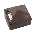 PROnappe Servietten 20,0 x 20,0 cm 2-lagig braun