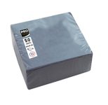 PROnappe Servietten 20,0 x 20,0 cm 2-lagig grau