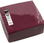 PROnappe Servietten 38,0 x 38,0 cm 2-lagig bordeaux