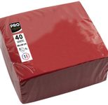 PROnappe Servietten 38,0 x 38,0 cm 2-lagig rot