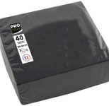 PROnappe Servietten 38,0 x 38,0 cm 2-lagig schwarz