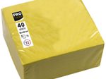 PROnappe Servietten 38,0 x 38,0 cm 2-lagig gelb