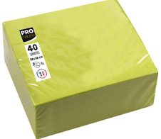 PROnappe Servietten 38,0 x 38,0 cm 2-lagig kiwigrün