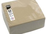 PROnappe Servietten 38,0 x 38,0 cm 2-lagig beigebraun