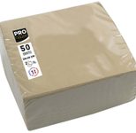 PROnappe Servietten 38,0 x 38,0 cm 2-lagig beigebraun