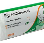 DEISS FIRST PLUS® Müllbeutel 60,0 l transparent