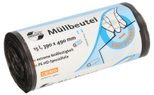 DEISS UNIVERSAL PLUS® Müllbeutel 15,0 l dunkelgrau