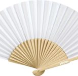 HEYDA Handfächer zum Bemalen weiß