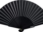 HEYDA Handfächer zum Bemalen schwarz