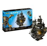 Revell 3D-Puzzle Disney Pirates of the Caribbean Piratenschiff Black Pearl - LED Edition, Anzahl Teile: 293