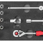 GEDOREred Steckschlüssel-Satz R22150020 18-teilig