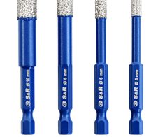 S&R Diamantbohrer-Set 4-tlg.