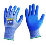 S&R Arbeitshandschuhe Größe 8 blau