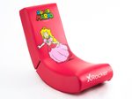 X Rocker Nintendo Super Mario™ Floor Rocker Gaming-Bodensessel im Peach Design für Kinder & Jugendliche - pink