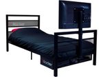 X Rocker Basecamp Metall Gaming-Bett mit TV-Halterung für Kinder & Jugendliche - schwarz