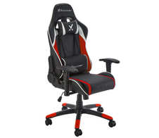 X Rocker Agility Compact eSports - Gaming-Bürodrehstuhl für Kinder & Teenager - rot/schwarz