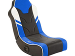 X Rocker Shadow 2.0 Floor Rocker Gaming-Bodensessel für Kinder & Jugendliche mit Audiosystem - schwarz/blau