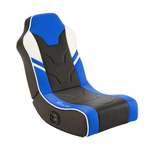 X Rocker Shadow 2.0 Floor Rocker Gaming-Bodensessel für Kinder & Jugendliche mit Audiosystem - schwarz/blau