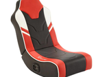 X Rocker Shadow 2.0 Floor Rocker Gaming-Bodensessel für Kinder & Jugendliche mit Audiosystem- schwarz/rot