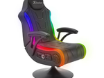 X Rocker MONSOON 4.1 Gaming-Sessel mit LED-Beleuchtung, Wireless Audiosystem und Vibrationsmotor - schwarz