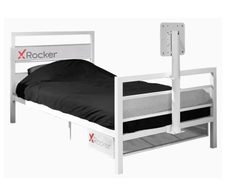 X Rocker Basecamp Metall Gaming-Bett mit TV-Halterung für Kinder & Jugendliche - weiß