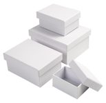 Creativ Company Geschenkboxen-Set weiß